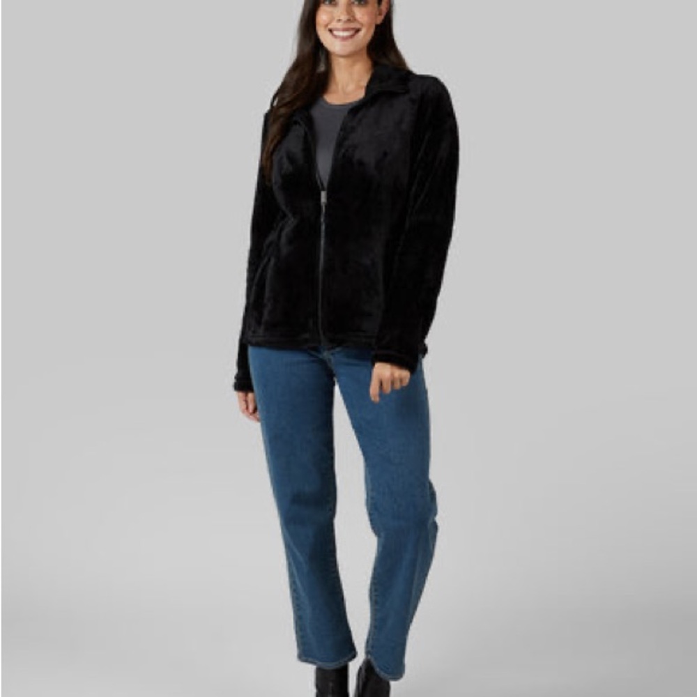 Black Luxe Plush Jacket